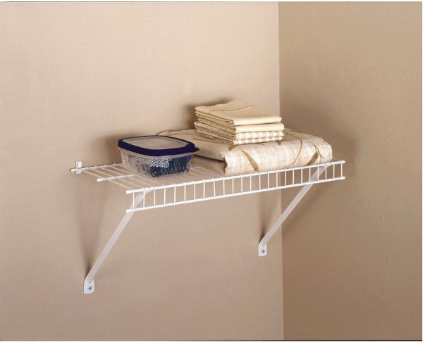 Rubbermaid 24 in. H x 12 in. W x 24 in. L Steel Linen Shelf Kit 1 pk