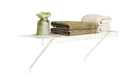 Rubbermaid 26 in. H x 12 in. W x 36 in. L Steel Linen Shelf Kit 1 each