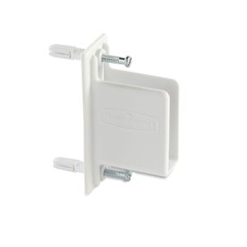 Rubbermaid 8.6 in. H x 7 in. W x 1.3 in. L Metal Fast Track Wall/End Bracket 1 each