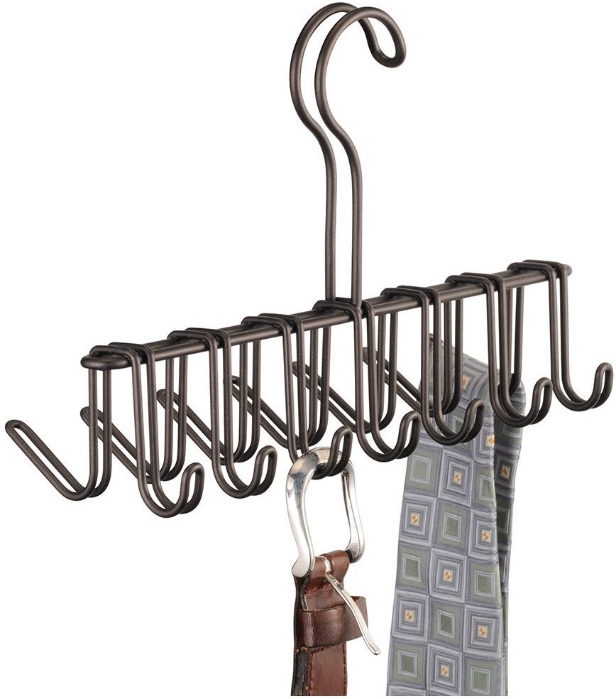 TIE & BELT HANGER BRNZ