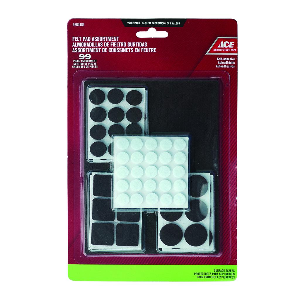 Round And Square Felt Assortment Medium Duty Cancel