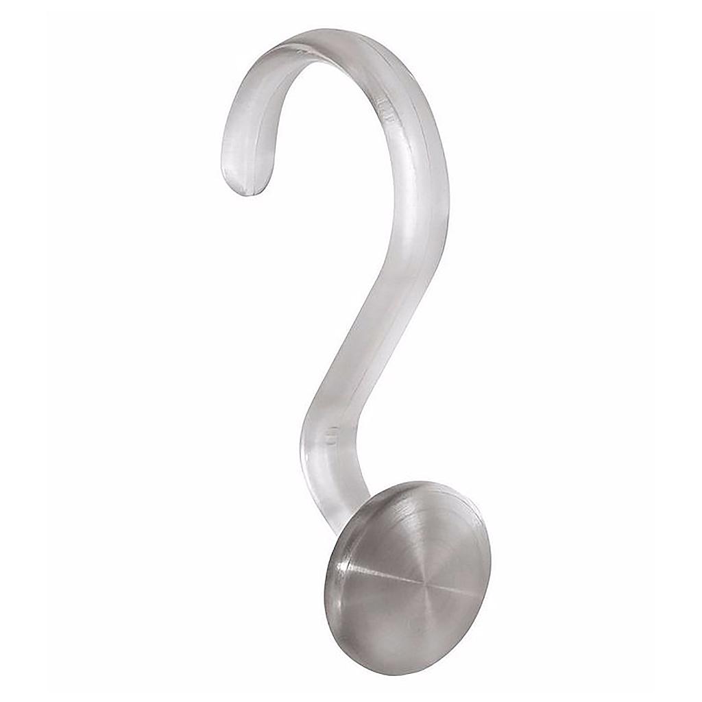 Scarf Holder 8Hole Chrm