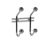 Spectrum 4 in. L Chrome Silver Steel Rack 1 pk.