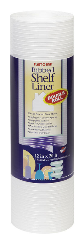 Liner Shelf Wht 12"X20'