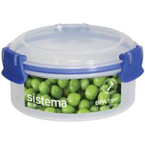 Food Container Klip It Round (10.1Oz) Bpa Free Sistema