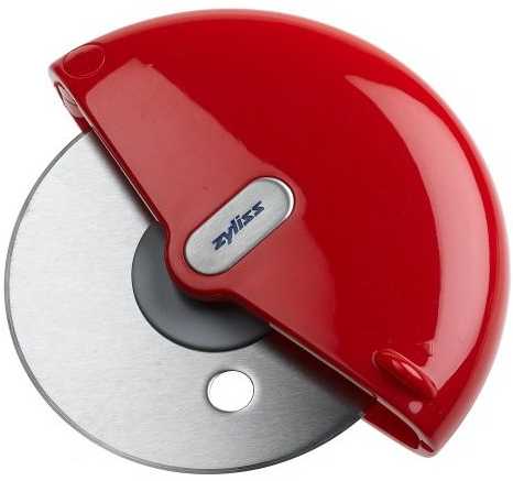 Pizza Wheel Red Abs And Stainless Steel Zylis
