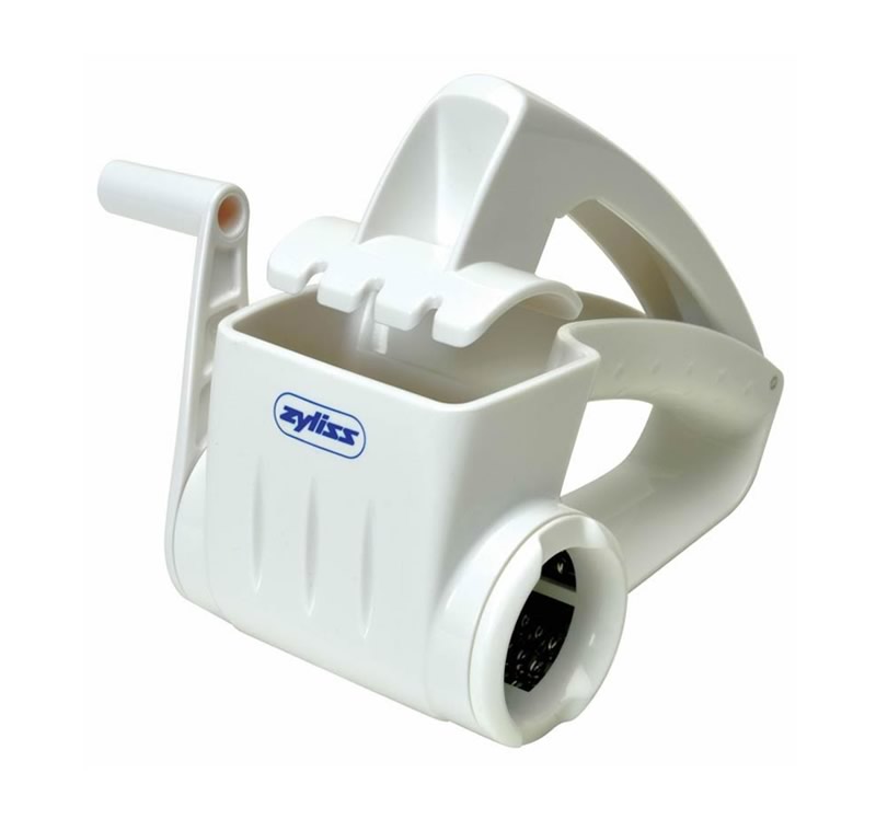 Zyliss W x 7 in. L White Stainless Steel Cheese Grater