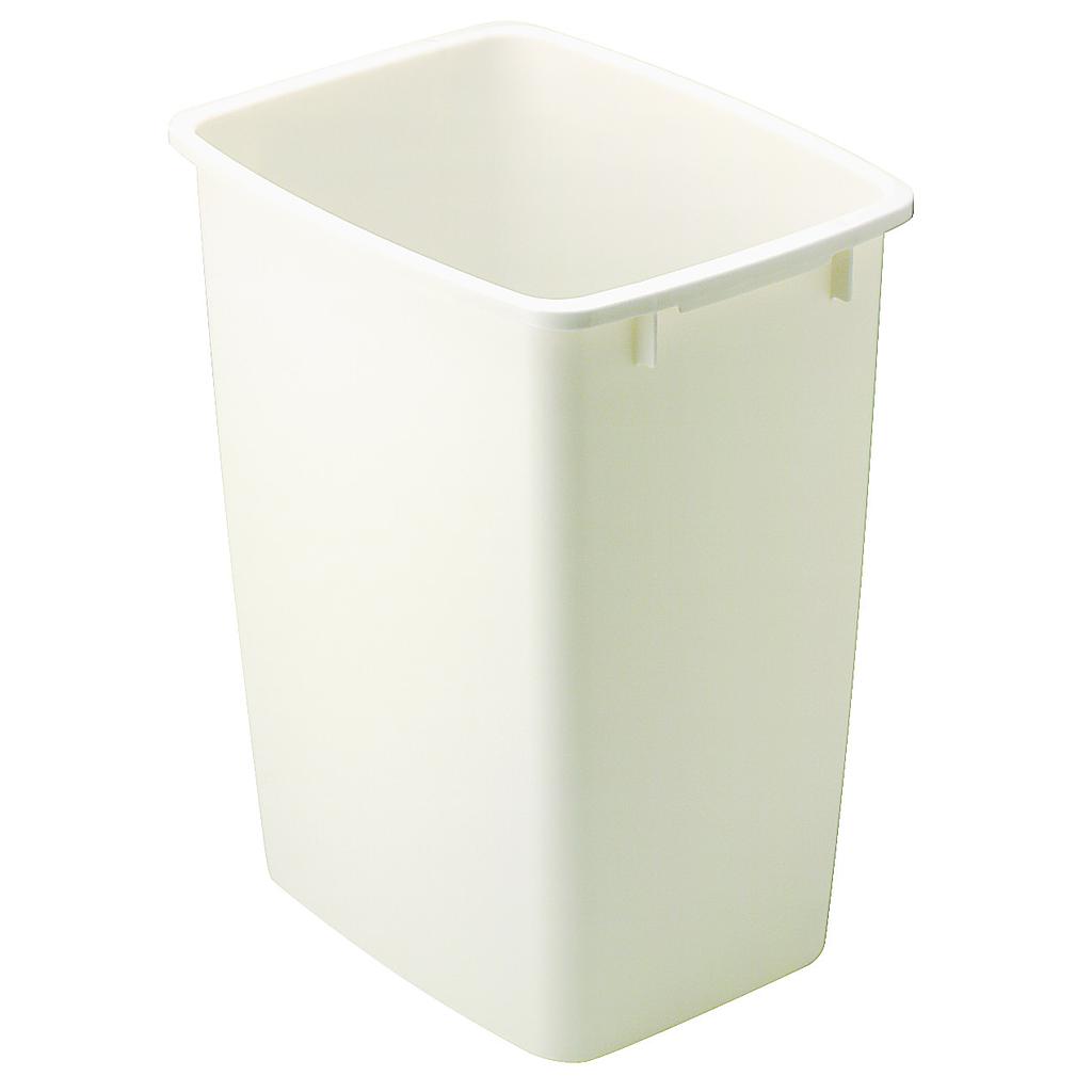 Wastebasket 36Qt Bisque