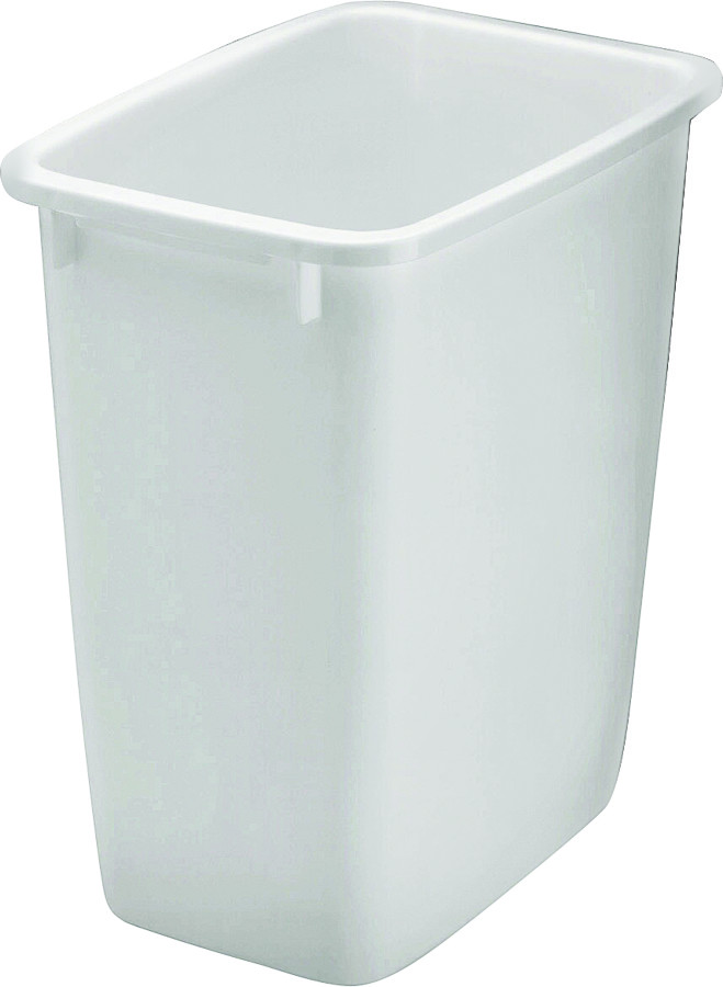 Wastebasket 36Qt White.