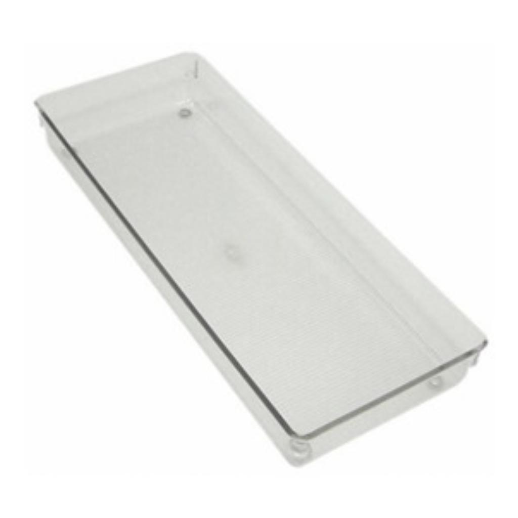 Inter Design Linus 2 in.6x15 in. L Clear Drawer Organizer.
