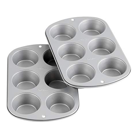 Muffin Pan Standard 6 Cup (9.6In X 6.5In X 1.3In) Silicone