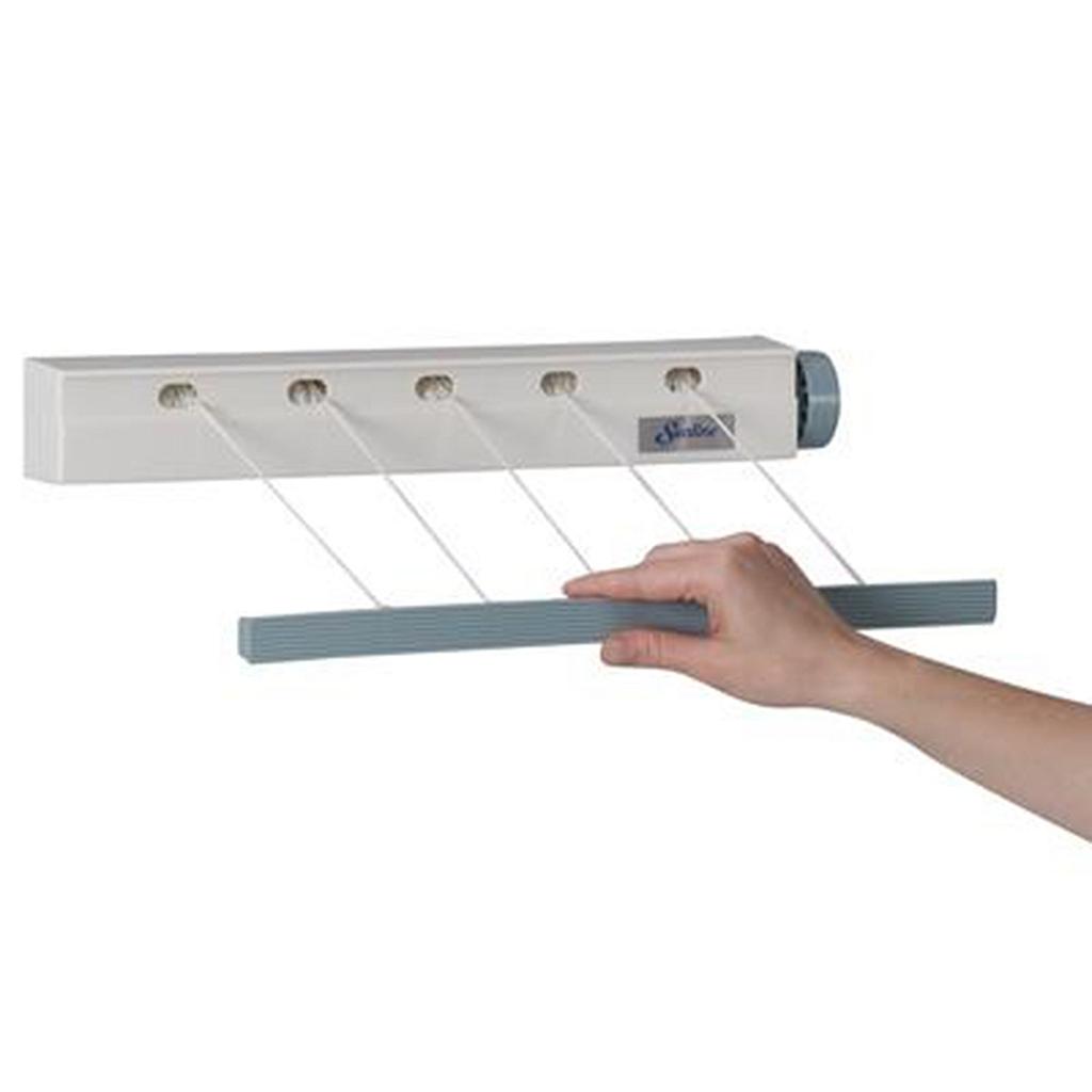 Household Essentials Sunline 2.5 L Silver Plastic Retractable Clothesline