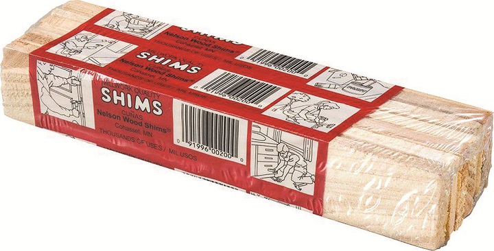 Wood Shims 8" 12Pk