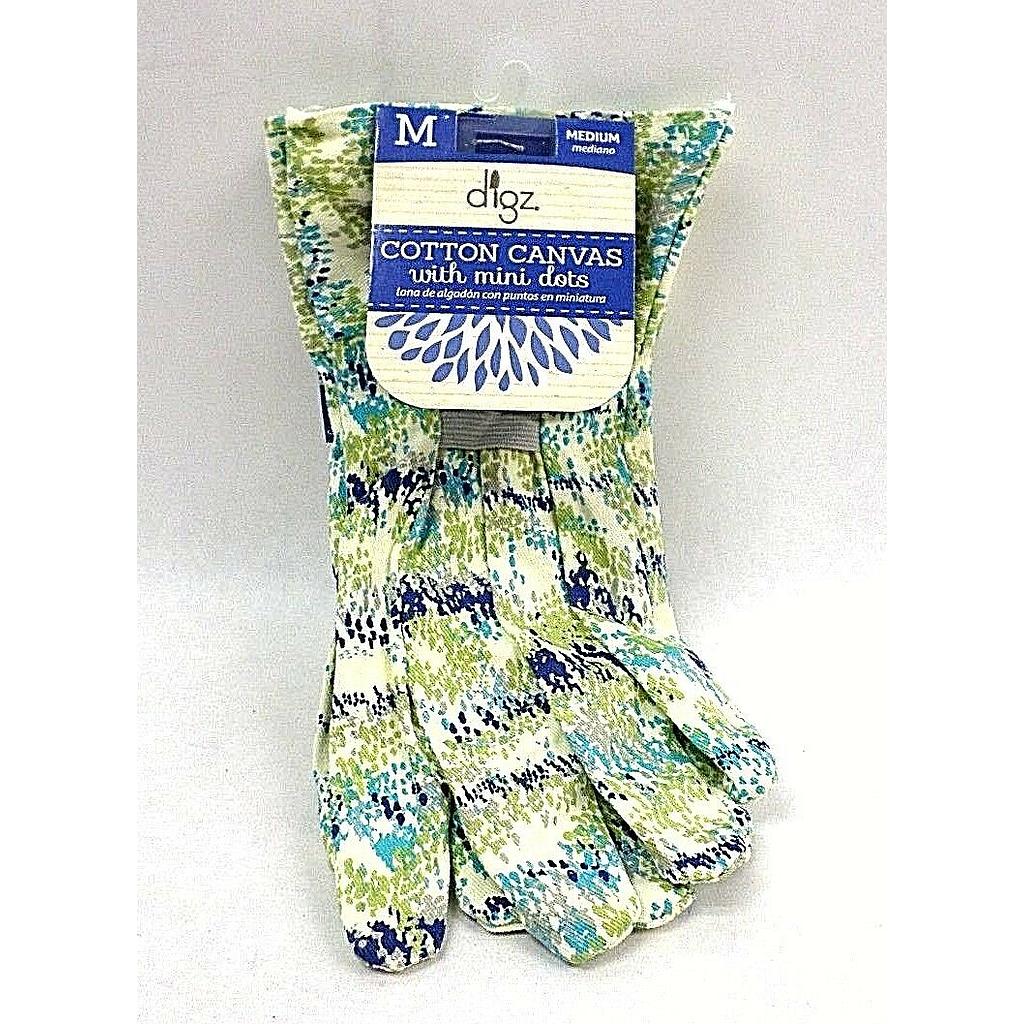 Glove Canvas W-Dots Med