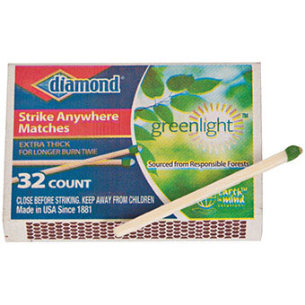 Greenlight Matches 32Ct