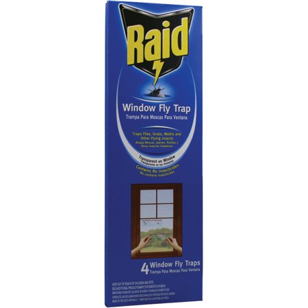 Raid Window Fly Trap4Pk