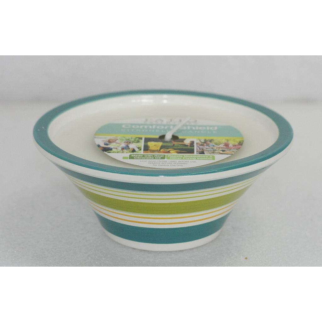 Citronella Candle Painted Terrecotta Pot Dia