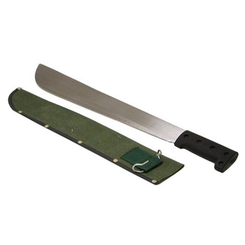 Machete With Sheath 18"