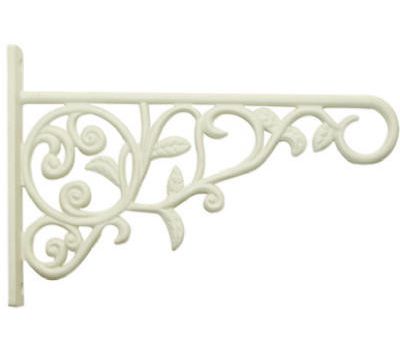 Bracket 9" Leaves White