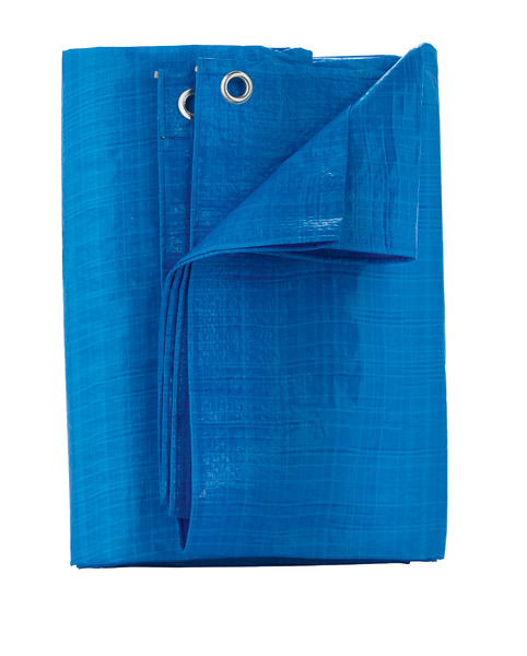 Poly Tarp Light Blue 9Ft X 12Ft, (2.74M X 3.66M) 3.5Ml 82G Home Plus