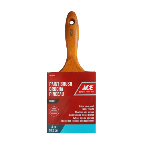 Select Paint Brush 10.2Cm (4In) Black China Bristle Ace Cancel