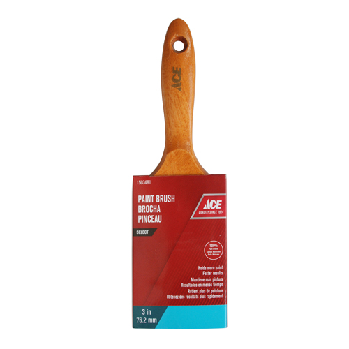 Select Paint Brush 76.2Mm (3In) Black China Bristle Ace