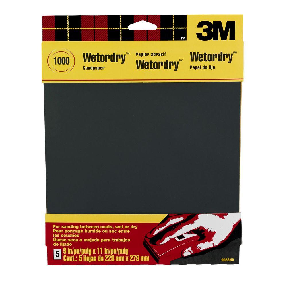 Fine Sandpaper 200 Grit 25Pcs 9In X 11In (22.