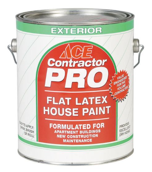 Cont Pro Ltx Ext Flat Wht Paint 1GAL