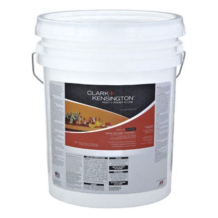 Ace Clark+Kensington, Semi-Gloss Designer White Acrylic Latex Paint and Primer Indoor 5 gal.