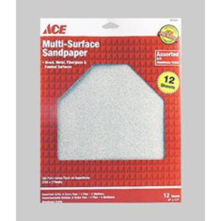 Sandpapr Alox9X11Ast12Pk