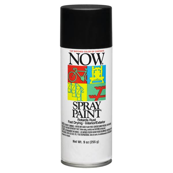 Now Spry Pnt Gls Blk9Oz