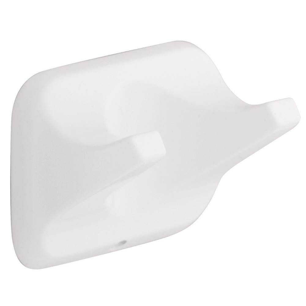 Dbl Robe Hook Futura Wh