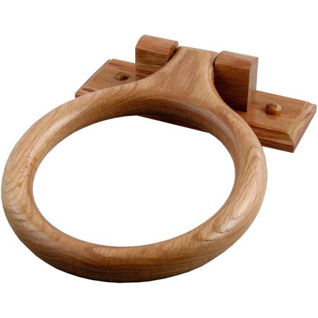 Oak Fnsh Towel Ring.