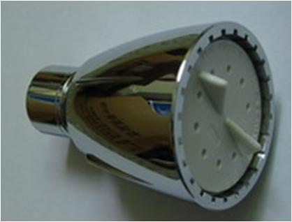 Wallmount Showerhead 2.09In (95.3Cm) Chrome Finish Smart.