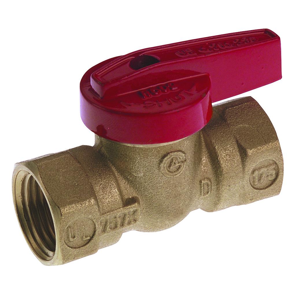 Valve Ball Gas Levr 1-2".