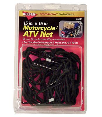 Motorcycle/Atv Cargo Net 15In X 15In (38.1Cm