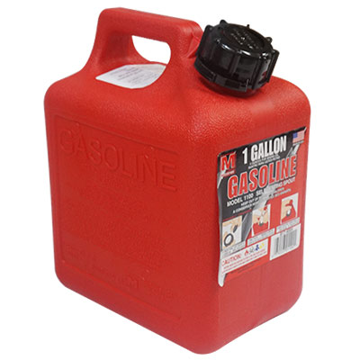 Gasoline Container 1 Gallon 4 Oz Standard Non Carb Epa Red.