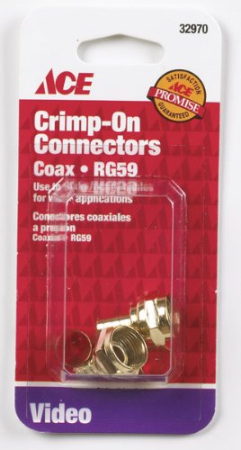 Rg59 Crimp Style F 2 Pack Ace