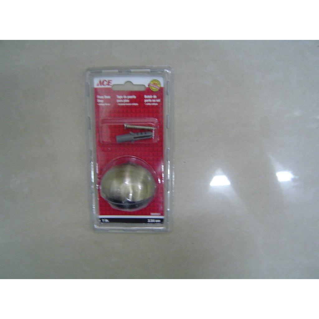 Floor Door Stop 1In (2.54Cm) Antique Brass Zinc Ace