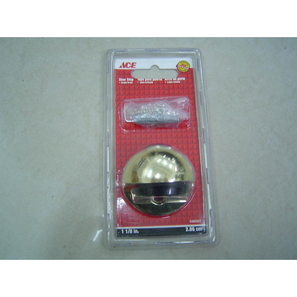 Floor Door Stop 1In (2.54Cm)Chrome Zinc Ace.