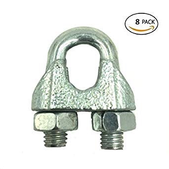 Wire Rope Clip 3/8In (9.5Mm) Galvanized Ace