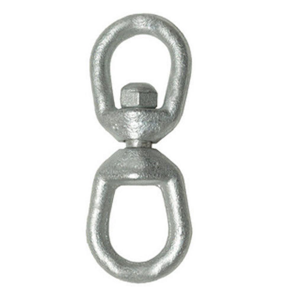 Eye And Eye Swivel 3/16In (4.8Mm) Hot Galvanized Ace