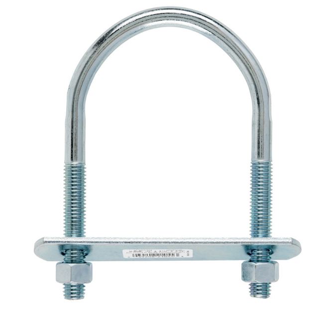 U Bolt 1 1/2In (3.8Cm) Zinc Plated Steel Ace