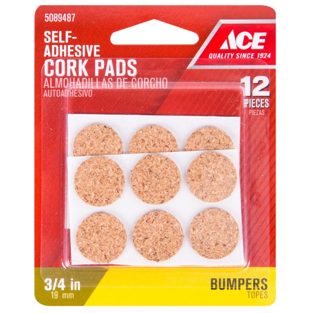 Pad Cork 3/4" Cd/12 9961