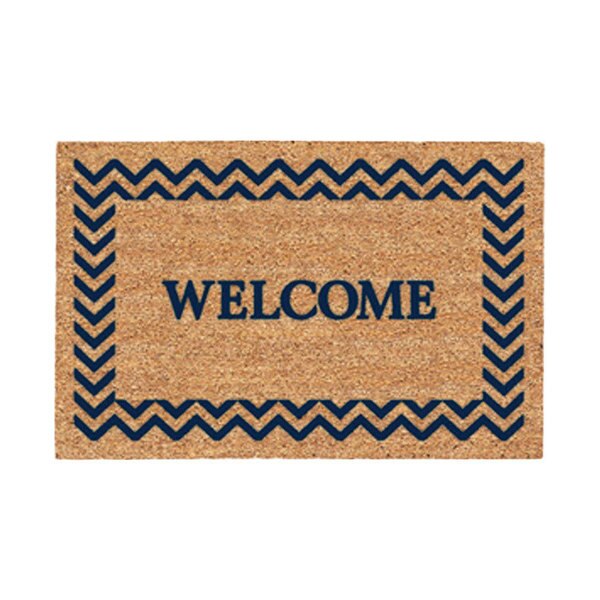 Mat Coir Chev/Welc18X30"                