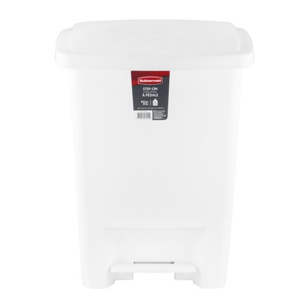 Wastebasket Step33Qt Wht