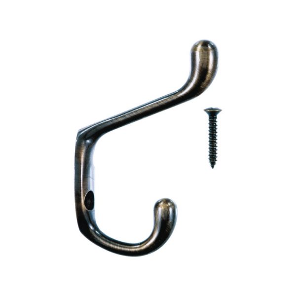 Coat And Hat Hook 2 5/16 In (5.87Cm) Antique Brass Cs Ace