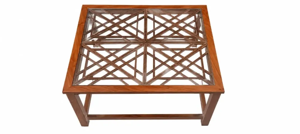 Rash Wood Coffee Table 100x100cm