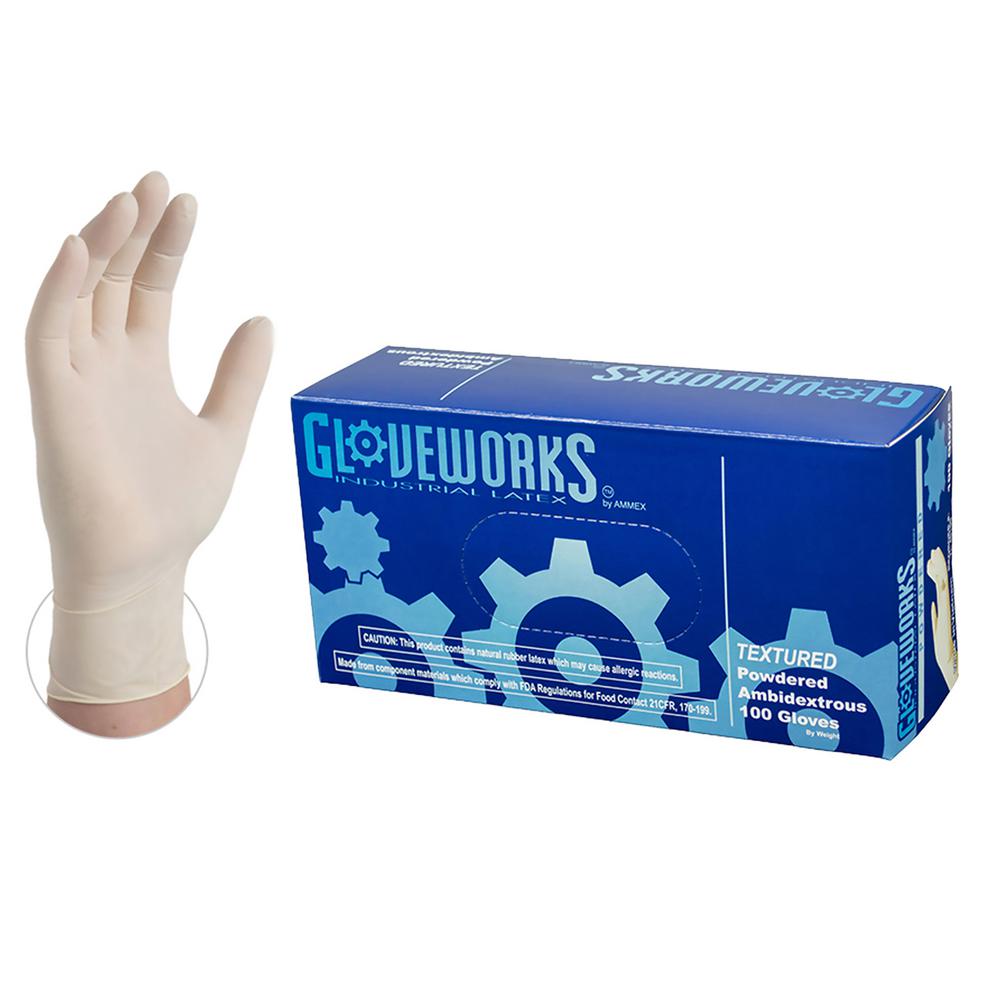 Glove Latex 100Pk Lrg