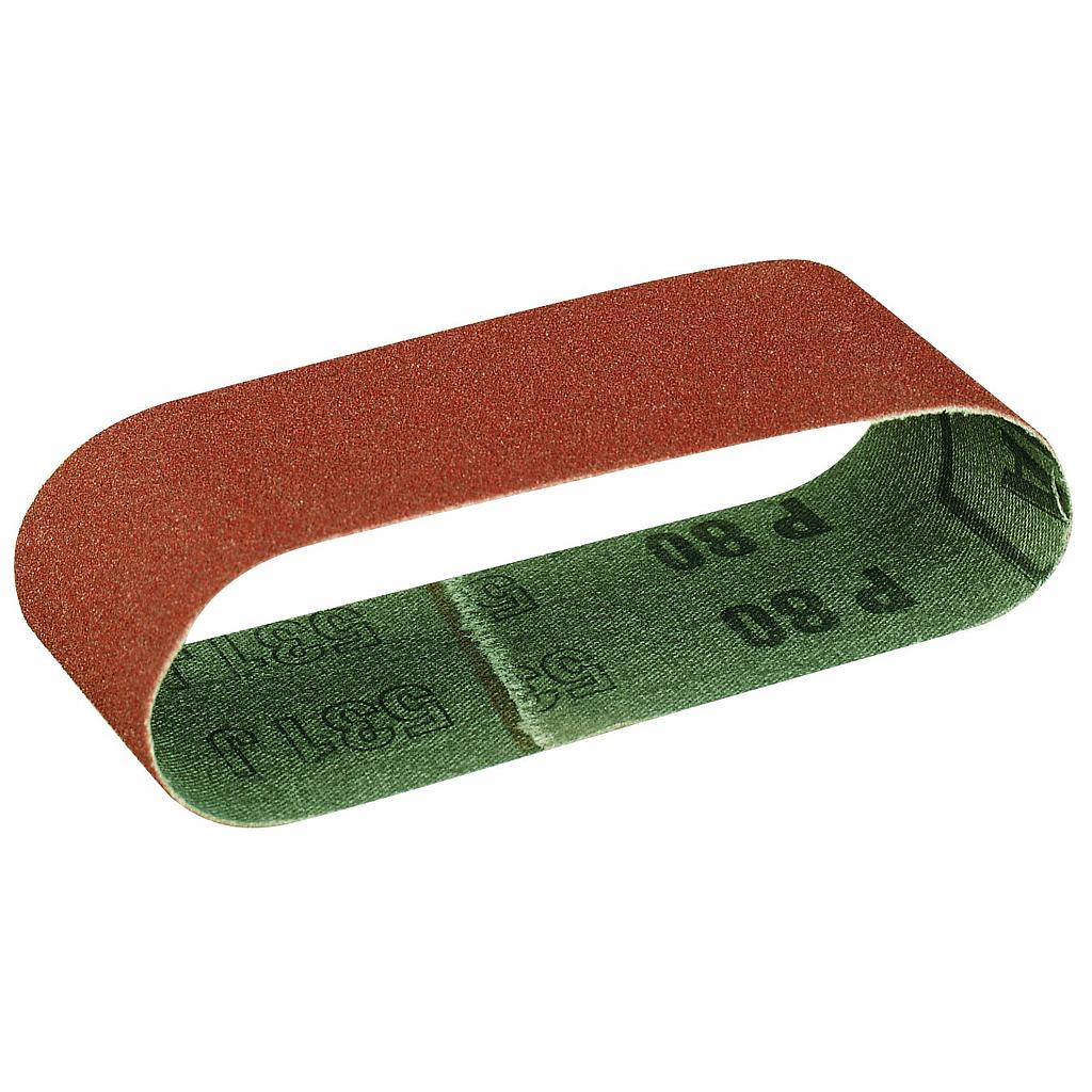 Medium Coarse Sandpaper Belt 80 Grit 5Pcs 3In